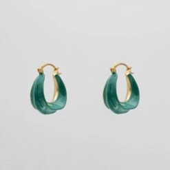 Katia Earrings Emerald -Prya Store PRYAnecklace 1380071