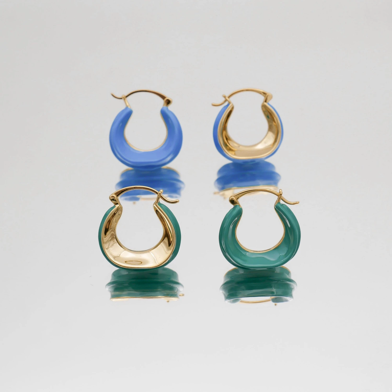 Katia Earrings Blue 4 Katia Earrings Blue - Image 4
