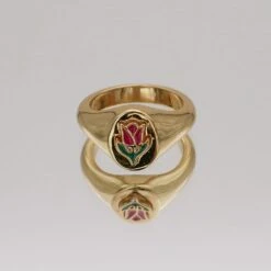 Tulip Signet Ring -Prya Store PRYAnecklace 1380167