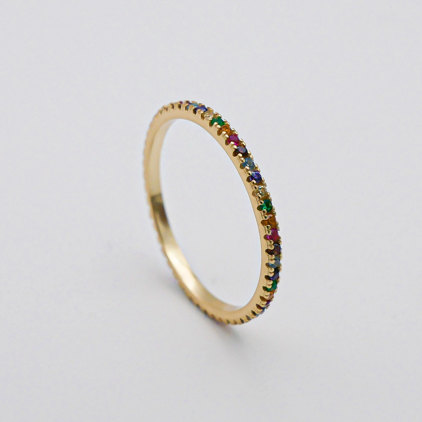 Iris Dainty Rainbow Diamond Ring 1 Iris Dainty Rainbow Diamond Ring