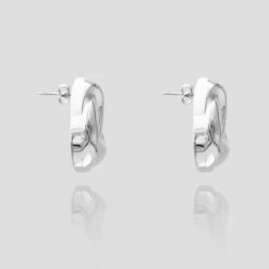 Rania Knot Earrings -Prya Store Rania Earrings 4 silver PRYA
