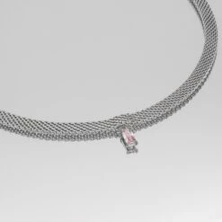 Raya Thick Necklace -Prya Store RayaNecklace Studio Silver Ruby 03 PRYA