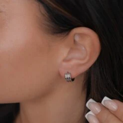 Rayna Mini Earrings -Prya Store RaynaMiniEarringssilver PRYA