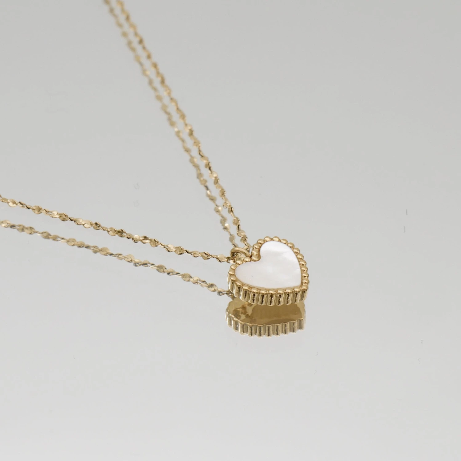 Reign Opal Heart Necklace 2 Reign Opal Heart Necklace - Image 2