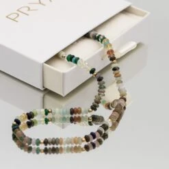 Ren Natural Stone Beaded Necklace -Prya Store Renpearlnecklace2 PRYA