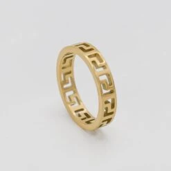 Rue Greek Key Ring -Prya Store RueRing 02 PRYA