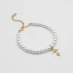 ICY Pearl Zodiac Anklet -Prya Store Sagittarius gold
