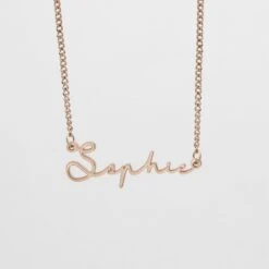 Selina Custom Name Necklace (Horizontal) -Prya Store SelinaCustomNameNecklace Horizontal 01 PRYA 3