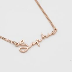 Selina Custom Name Necklace (Horizontal) -Prya Store SelinaCustomNameNecklace Horizontal 03 PRYA 3
