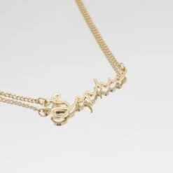 Selina Custom Name Necklace (Horizontal) -Prya Store SelinaCustomNameNecklace Horizontal 05 PRYA