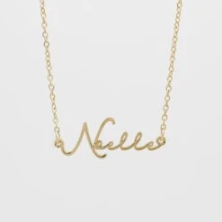 Selina Custom Name Necklace (Horizontal) -Prya Store SelinaCustomNameNecklace Horizontal 06 PRYA