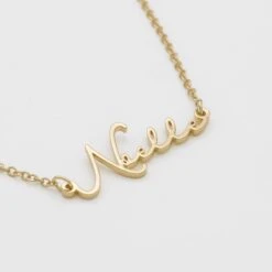 Selina Custom Name Necklace (Horizontal) -Prya Store SelinaCustomNameNecklace Horizontal 08 PRYA