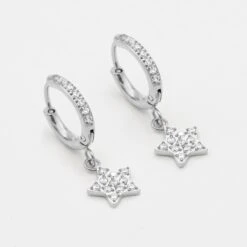 Seren Star Huggie Earrings -Prya Store SerenStarEarringHuggies 2 2
