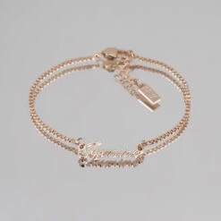 Siena Custom Name Bracelet 11 Siena Custom Name Bracelet -Prya Store SienaCustomNameBracelet2RoseGold PRYA