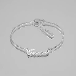 Siena Custom Name Bracelet 12 Siena Custom Name Bracelet -Prya Store SienaCustomNameBracelet4Silver PRYA