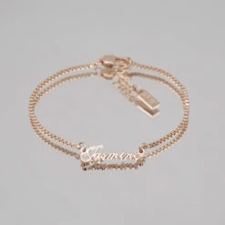 Siena Custom Name Bracelet 13 Siena Custom Name Bracelet -Prya Store SienaCustomNameBraceletRoseGold PRYA