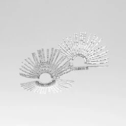 Solana Fan Earrings -Prya Store Solanaearrings2 silver PRYA 1