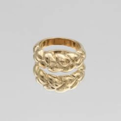 Soraya Braid Ring -Prya Store Sorayaring gold 2