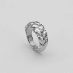 Soraya Braid Ring -Prya Store Sorayaring silver 1