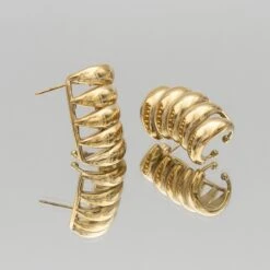Tamira Claw Earrings -Prya Store Tamiraearrings3 gold PRYA