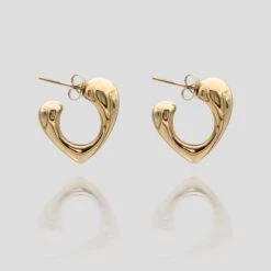 Tara Half Earrings 11 Tara Half Earrings -Prya Store TaraEarring1 gold PRYA 1