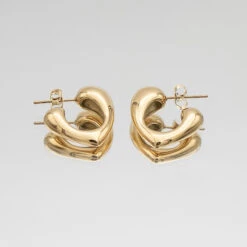 Tara Half Earrings 9 Tara Half Earrings -Prya Store TaraEarring4 gold PRYA 1