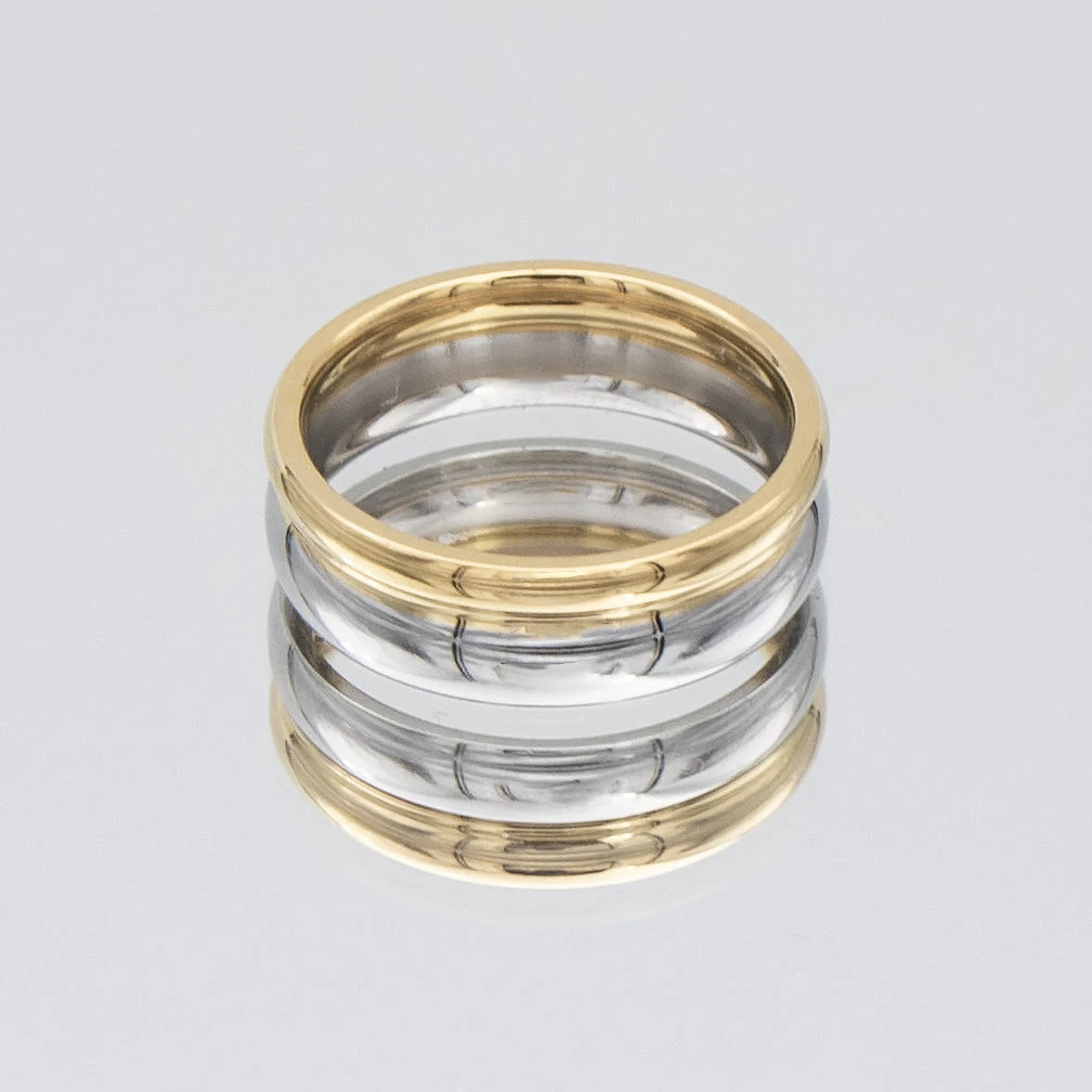 Uma Double Band Two Tone Ring 2 Uma Double Band Two Tone Ring - Image 2