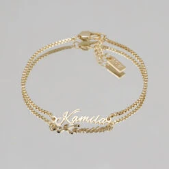 Venice Custom Name Bracelet 12 Venice Custom Name Bracelet -Prya Store VeniceCustomNameBracelet2 Gold PRYA