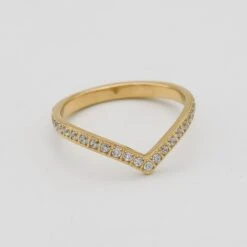 Yara Chevron Ring -Prya Store YaraChevronRing 01 PRYA