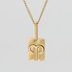 Zodiac Symbol Necklace -Prya Store ZodiacSymbolNecklaceAries