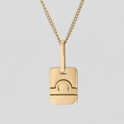 Zodiac Symbol Necklace -Prya Store ZodiacSymbolNecklaceLibra