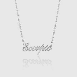 Zodiac Name Necklace 29 Zodiac Name Necklace -Prya Store Zodiac Name Necklace 8 2