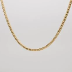 Zuri Hammered Curb Chain