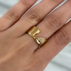 Zuri Cut Out Band Ring -Prya Store ZuriCutOutBandRing