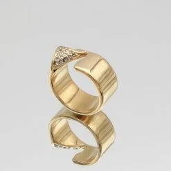 Zuri Cut Out Band Ring -Prya Store Zuriring gold 1
