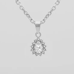 Zayla Gemstone Necklace 26 Zayla Gemstone Necklace -Prya Store ZylaGemstoneNecklace Clear 01 PRYA 2