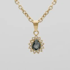 Zayla Gemstone Necklace 27 Zayla Gemstone Necklace -Prya Store ZylaGemstoneNecklace Onyx 01 PRYA