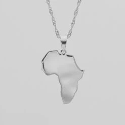 Africa Silver Filled Necklace