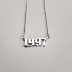Birth-Year Necklace (Custom) 21 Birth-Year Necklace (Custom) -Prya Store birth year necklace custom prya 22879056