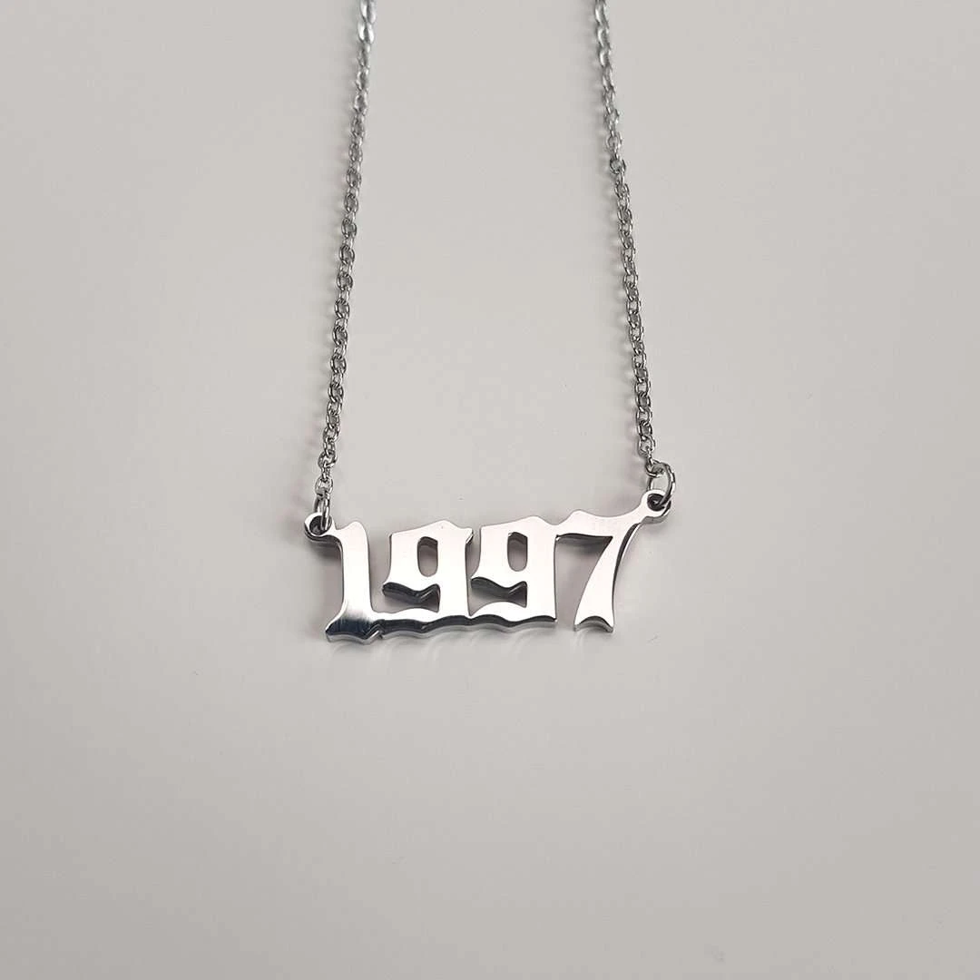 Birth-Year Necklace (Custom) 10 Birth-Year Necklace (Custom) - Image 10