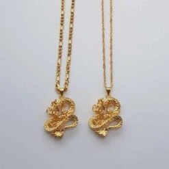 Chinese Dragon Necklace -Prya Store chinese dragon necklace prya 22879125
