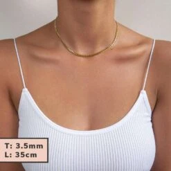 Classic Cuban Chain Gold -Prya Store classic cuban chain gold prya 22879144