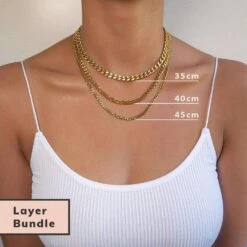 Classic Cuban Chain Gold -Prya Store classic cuban chain gold prya 22879156