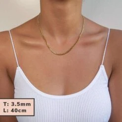 Classic Cuban Chain Gold -Prya Store classic cuban chain gold prya 22879160