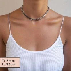 Classic Cuban Chain Silver -Prya Store classic cuban chain silver prya 22879192