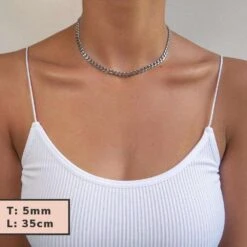 Classic Cuban Chain Silver -Prya Store classic cuban chain silver prya 22879203