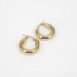 Classic Gold Filled Hoops -Prya Store classic gold filled hoops prya 22879222 2