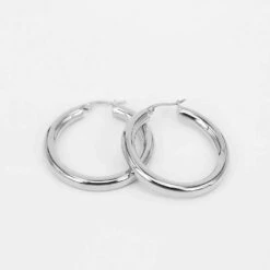 Classic Silver Filled Hoops -Prya Store classic gold filled hoops prya 22879231 3