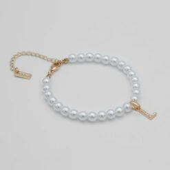 Classic Pearl Initial Anklet -Prya Store classic pearl Anklet gold L PRYA df0040b1 1cd9 4d85 ab08 979d748d6bfe