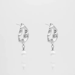 Eliana Earrings -Prya Store eliana earrings silver 1